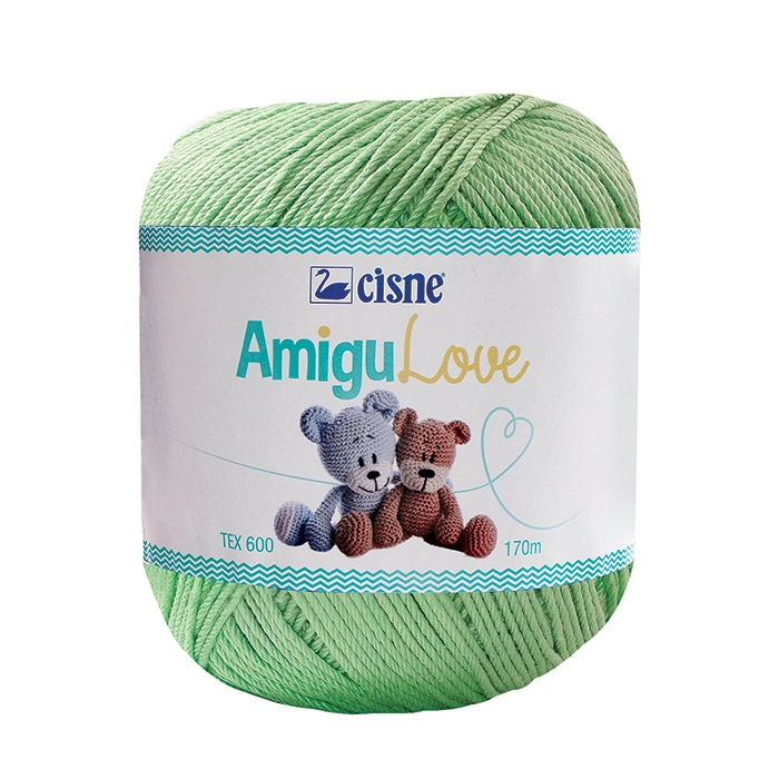 Croche Cisne Amigulove 170m Verde Claro Cod00241