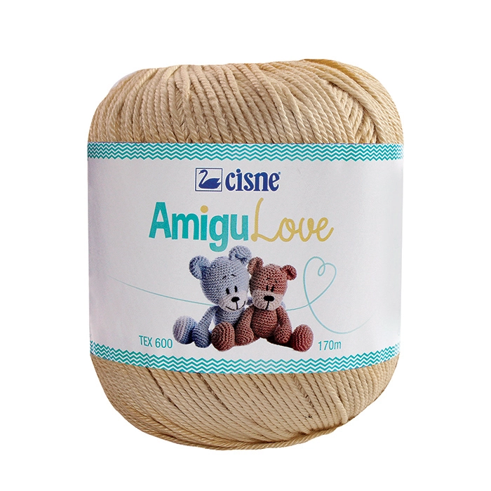 Croche Cisne Amigulove 170m Creme Cod00361