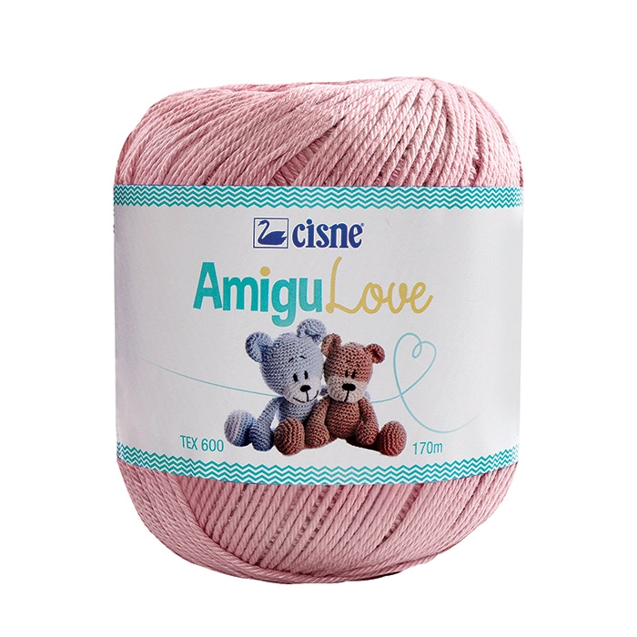 Croche Cisne Amigulove 170m Rosa Claro