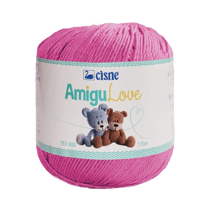 Croche Cisne Amigulove 170m Rosa Cod01179