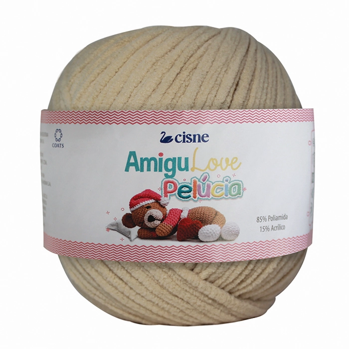 Fio P/ Amigurumi Cisne Amigulove Bege