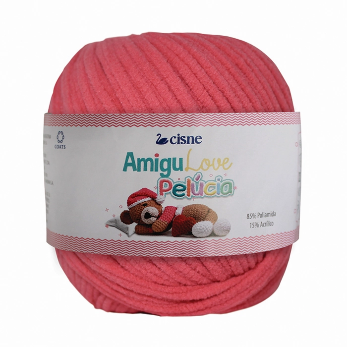 Fio P/ Amigurumi Cisne Amigulove Coral