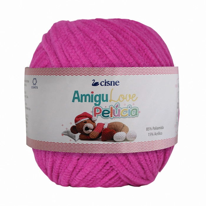 Fio P/ Amigurumi Cisne Amigulove Pink Chiclete