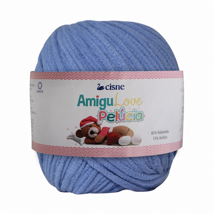 Fio P/ Amigurumi Cisne Amigulove Azul Celeste