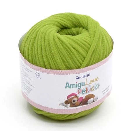 Fio P/ Amigurumi Cisne Amigulove Verde Grama