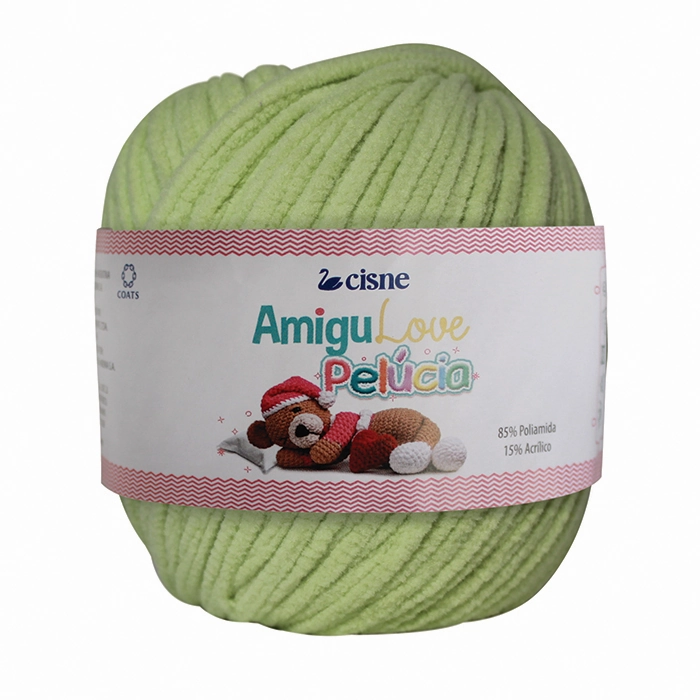 Fio P/ Amigurumi Cisne Amigulove Verde Lima