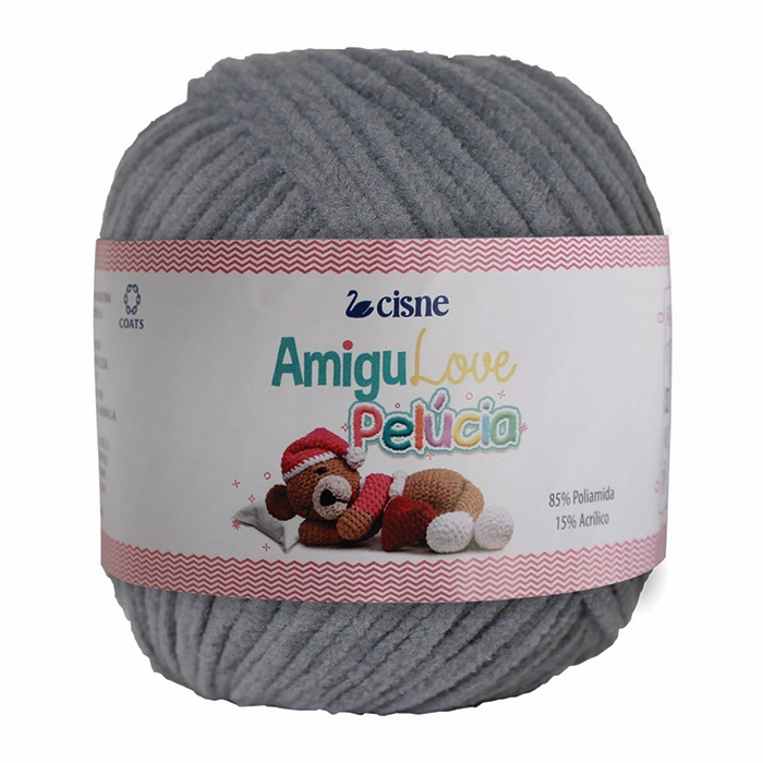 Fio P/ Amigurumi Cisne Amigulove Cinza