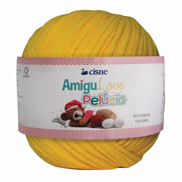 Fio P/ Amigurumi Cisne Amigulove Amarelo