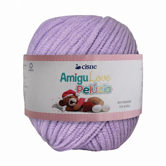 Fio P/ Amigurumi Cisne Amigulove Lilás Candy