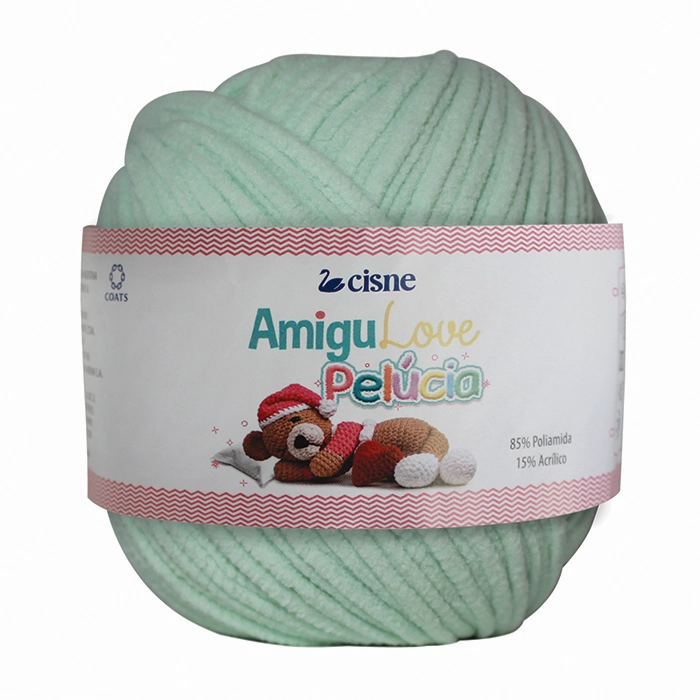 Fio P/ Amigurumi Cisne Amigulove Verde Candy