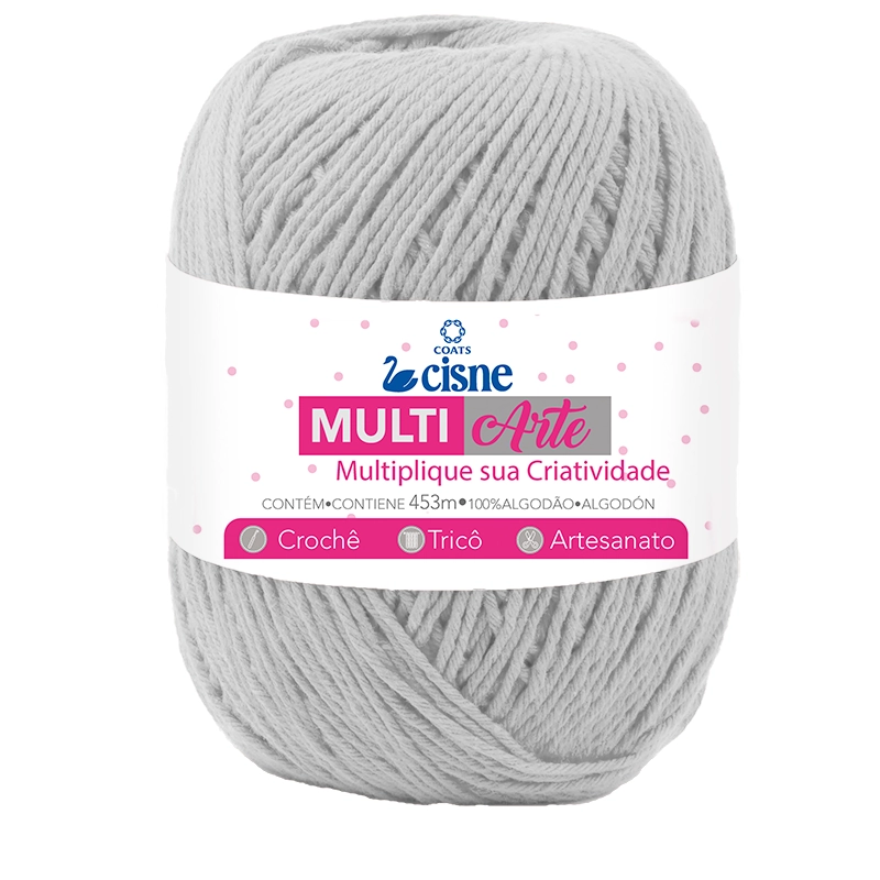 Linha Para Artesanato Cisne Multiarte Branco