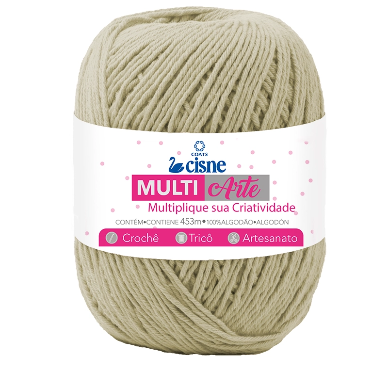 Linha Para Artesanato Cisne Multiarte Cru