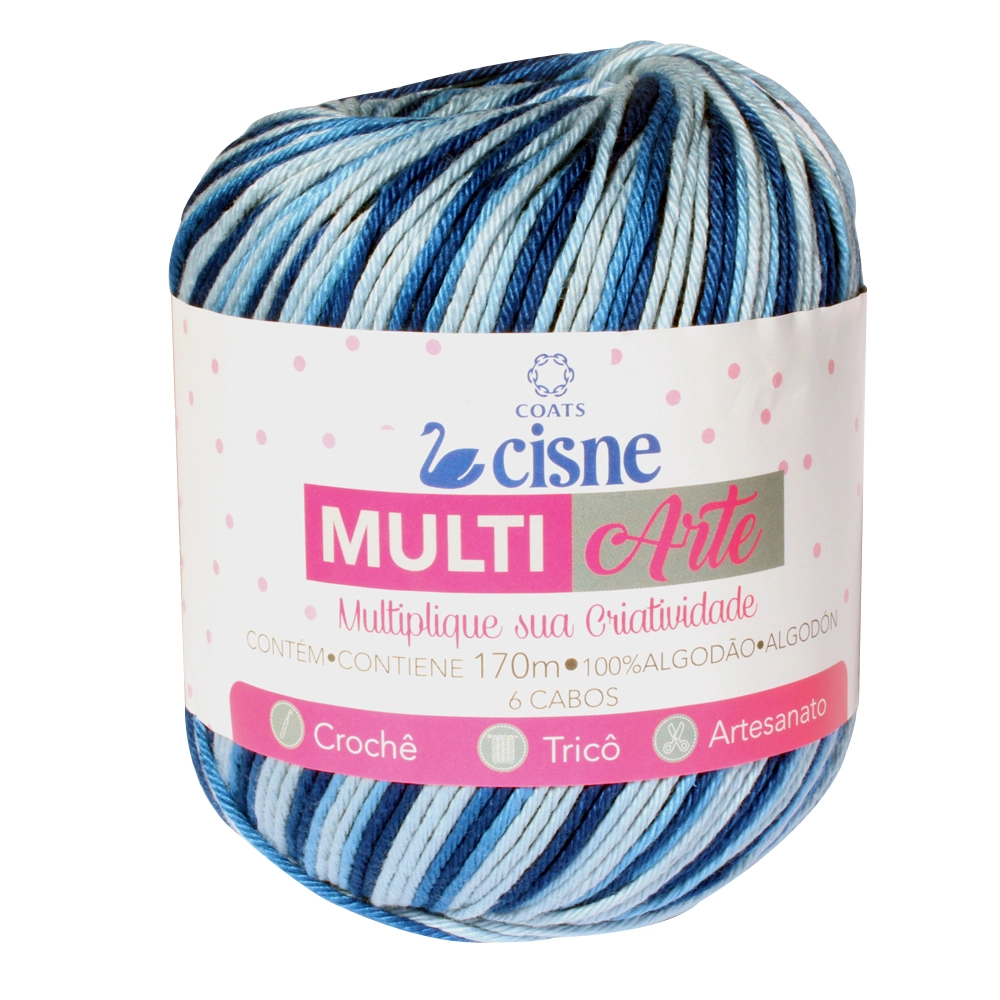 Linha Para Artesanato Cisne Multiarte Cin Chu/cin Cl
