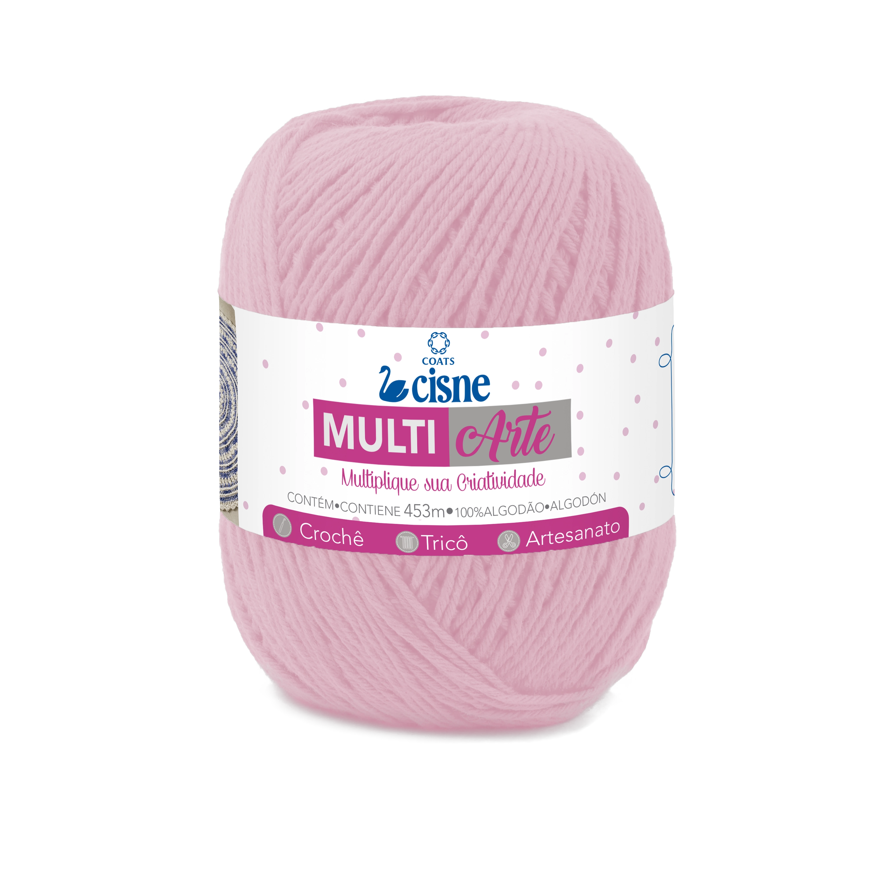 Linha Para Artesanato Cisne Multiarte Lilás