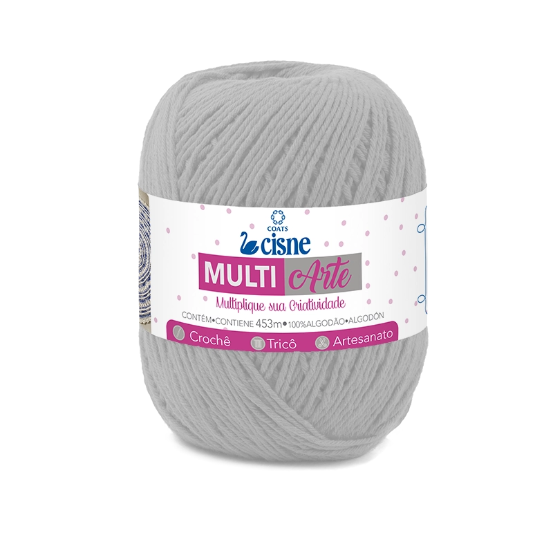 Linha Para Artesanato Cisne Multiarte Azul Claro