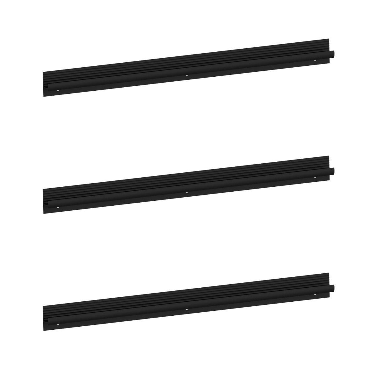 Kit 3 Puxadores 59,2cm Para Balcão Cozinha 120cm Veneza Multimóveis Mp3079