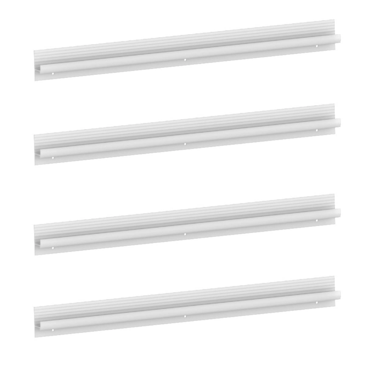 Kit 4 Puxadores 49,3cm Para Balcão Cozinha 150cm Veneza Multimóveis Mp3086