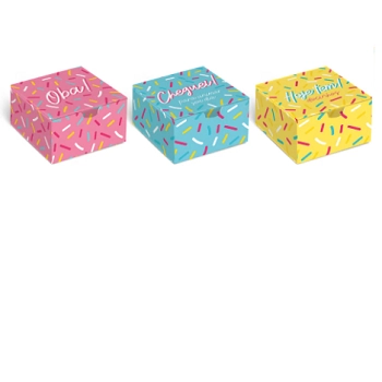 Caixa Brigadeiro 6 Doces Granule 12x8x3,5 Colors
