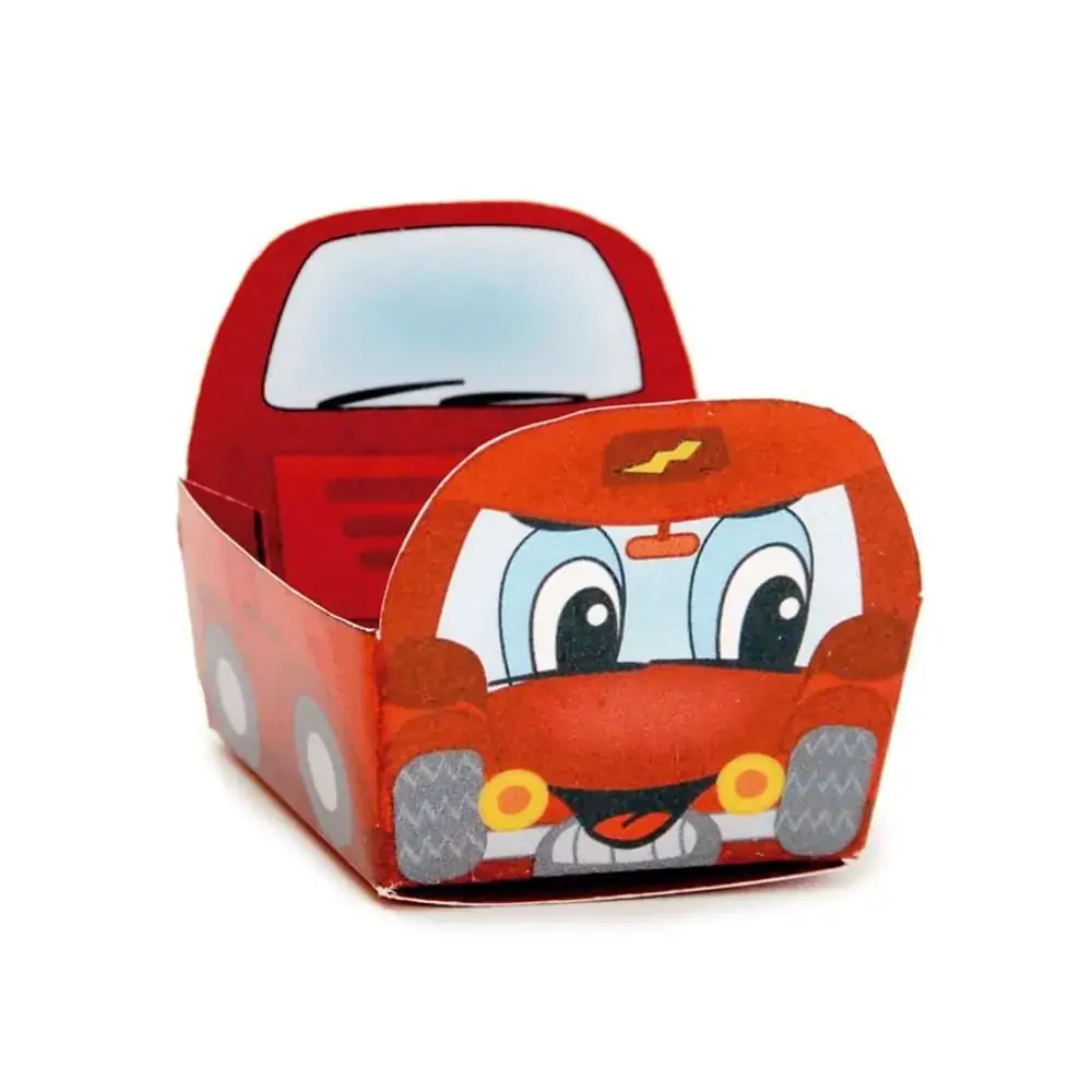 Forminha Para Doce Carrinho Vermelho 24x
