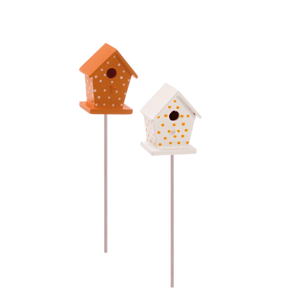 Pick Mini Casinha Laranja/branco Cromus