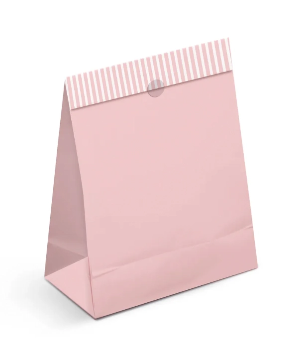 Saco Papel P/presente P 22x15x7 Rosa 01un