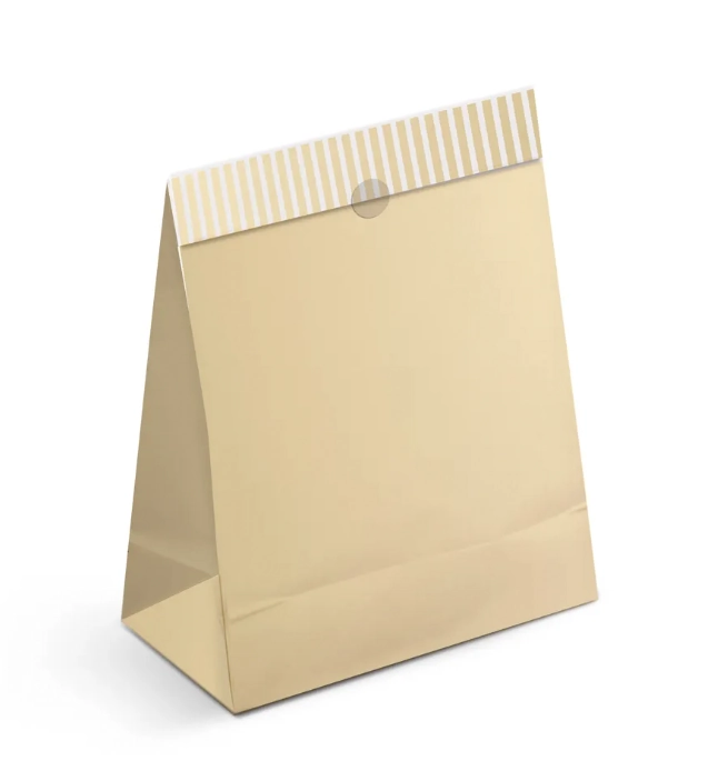 Saco Papel P Presente P 22x15x7 Ouro 1x1un