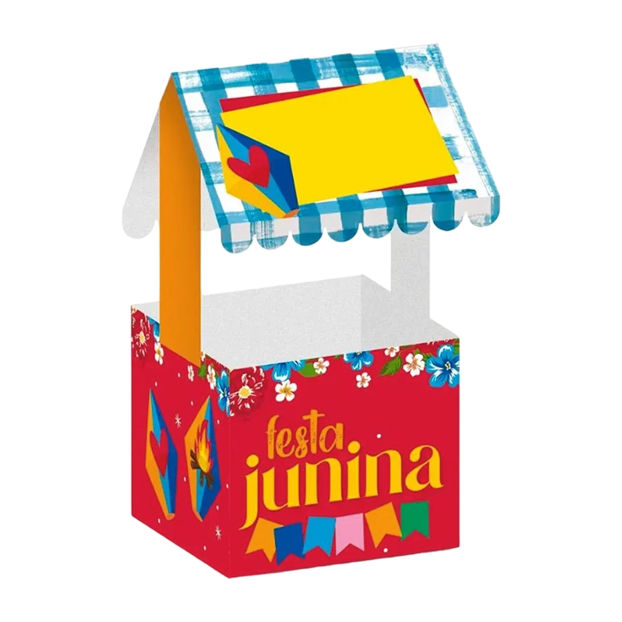 Cachepot Barraca Festa Junina Arraia C/8 Ref.23012843