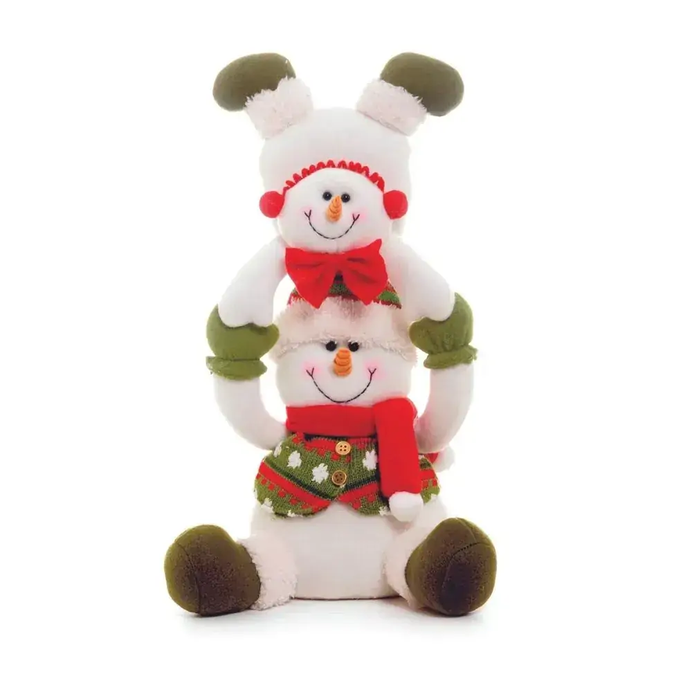 Enfeite Natal Cromus Boneco Neve/mini Boneco