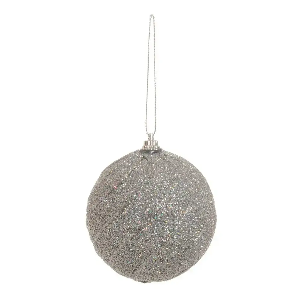 Bola Natal Cromus 8cm Prata