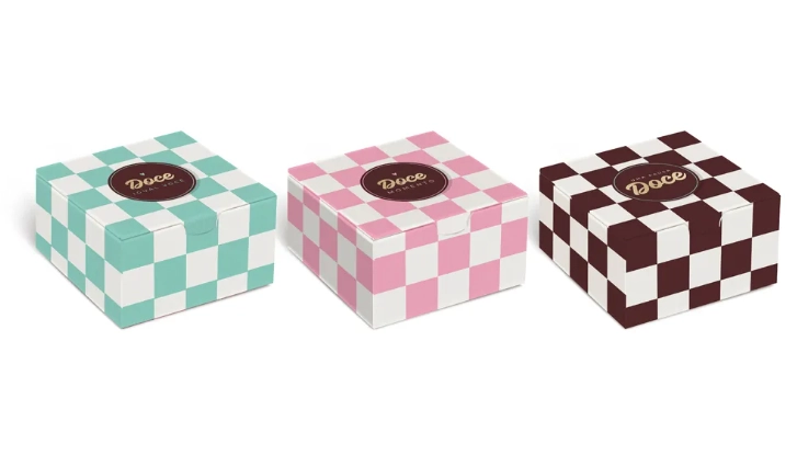 Caixa Diver P/4 Brigadeiros Sucre 8,5x8,5x3,5cm Cromus