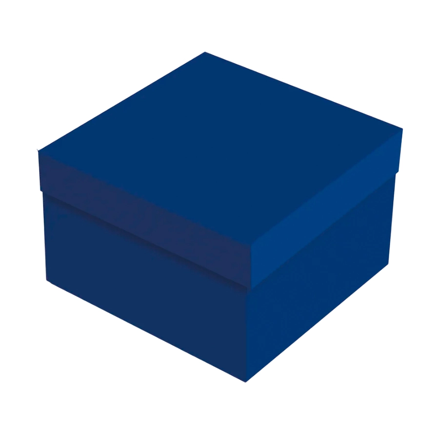 Cx Quadrada Cobalto Azul P 20x20x10cm Un Cromus