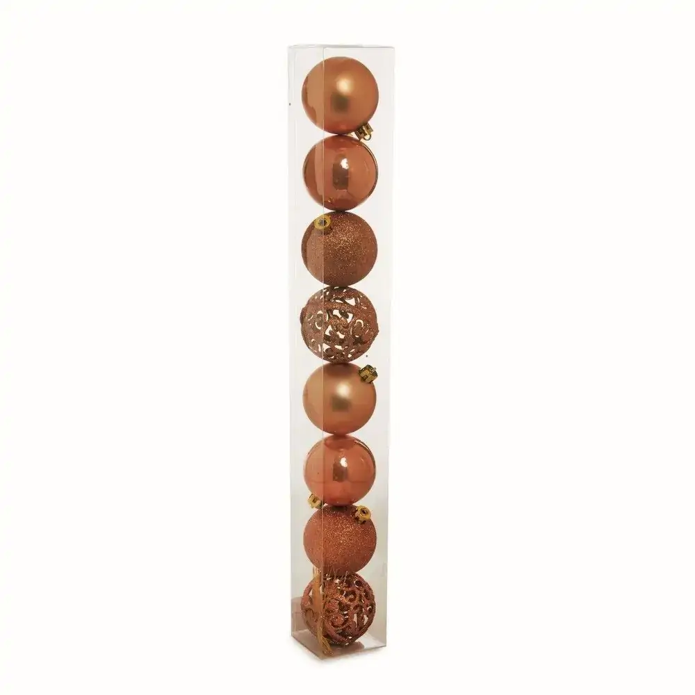 Bola Natal Cromus Bronze 6cm C/6unidade