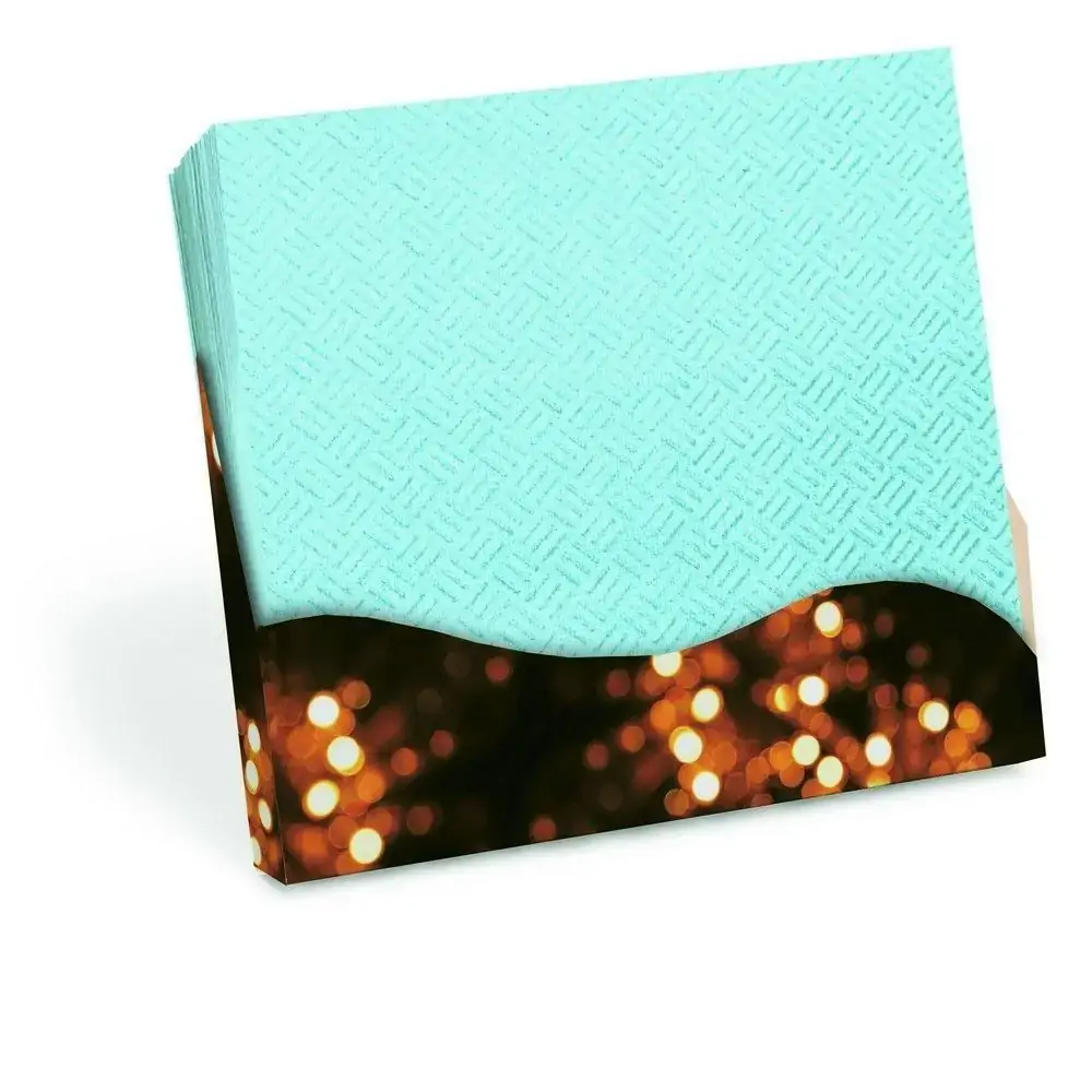 Guardanapo Cromus 25x25cm Azul C/20