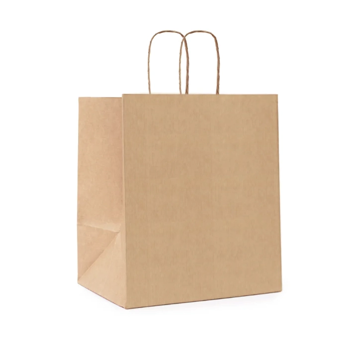 Sacola Papel Kraft Economica M 26x23,5x17cm Cromus