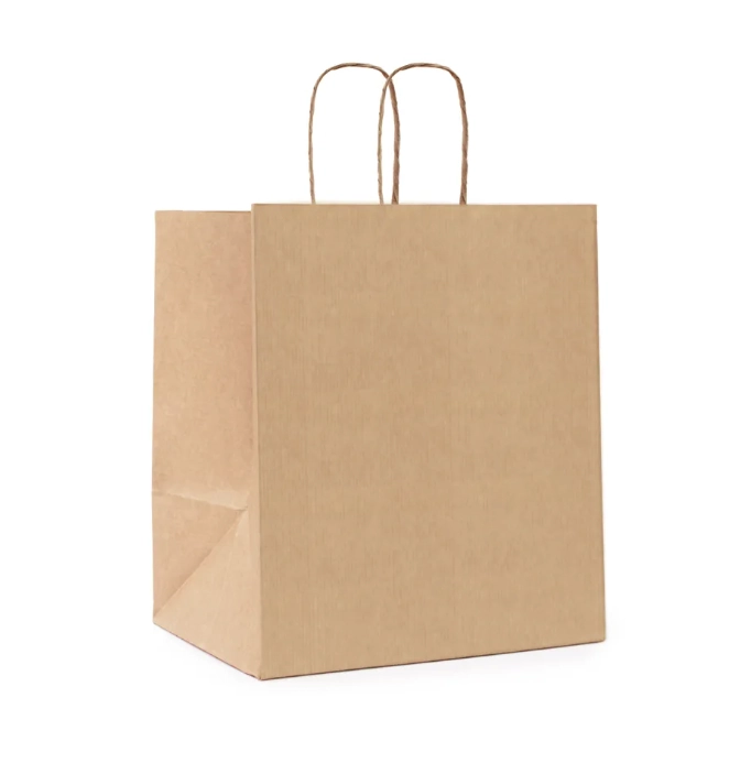 Sacola Papel Kraft Economica Mg 28x27x20cm Cromus