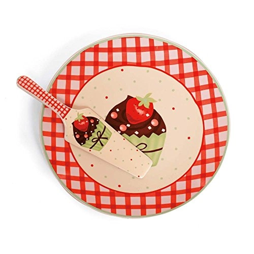 Jg.c/2 Pcs Cromus Ceramica Bolinhos C/espatula
