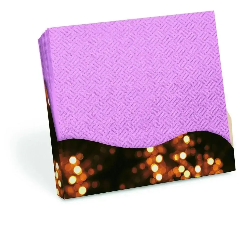 Guardanapo Cromus 25x25cm Rosa C/20