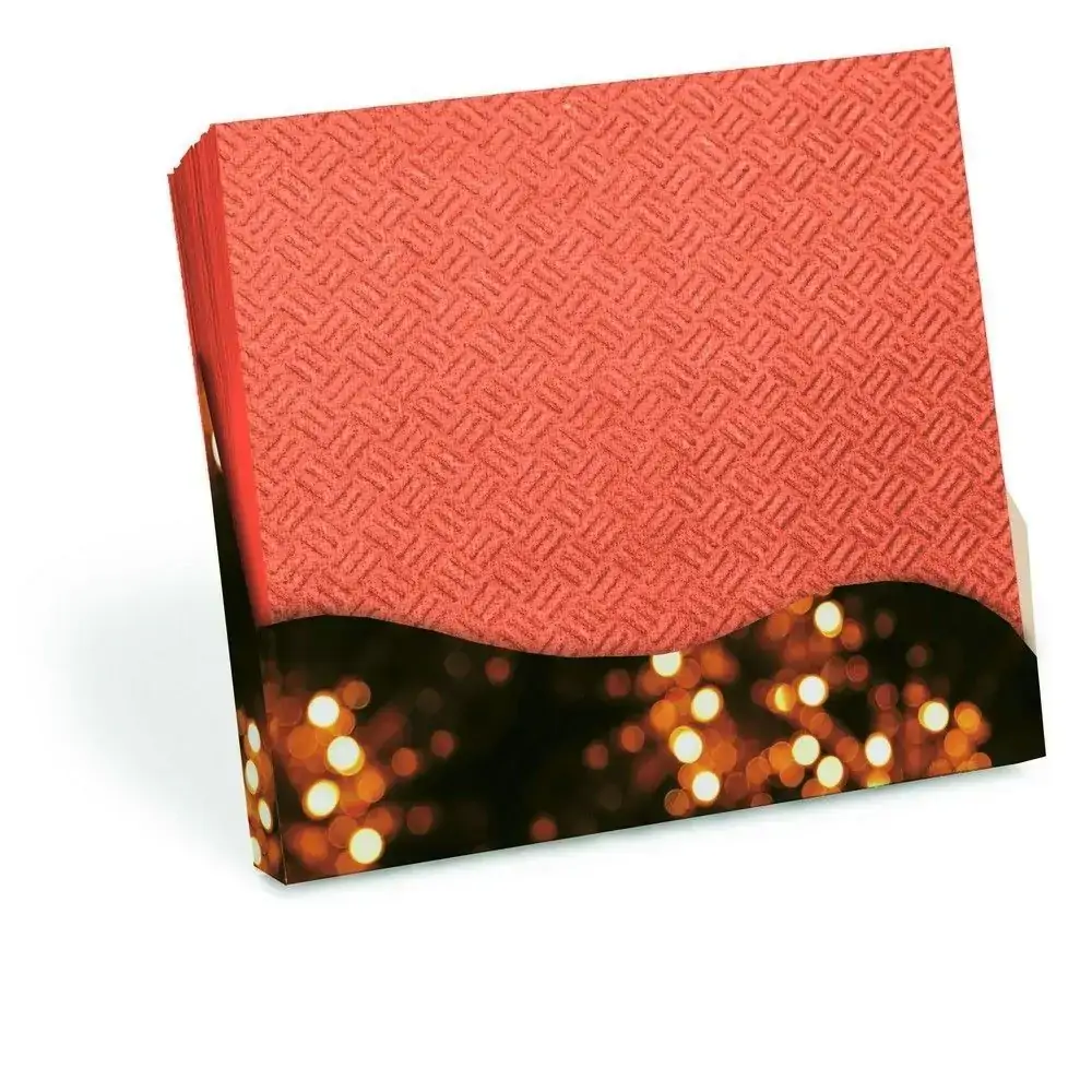 Guardanapo Cromus 25x25cm Laranja C/20