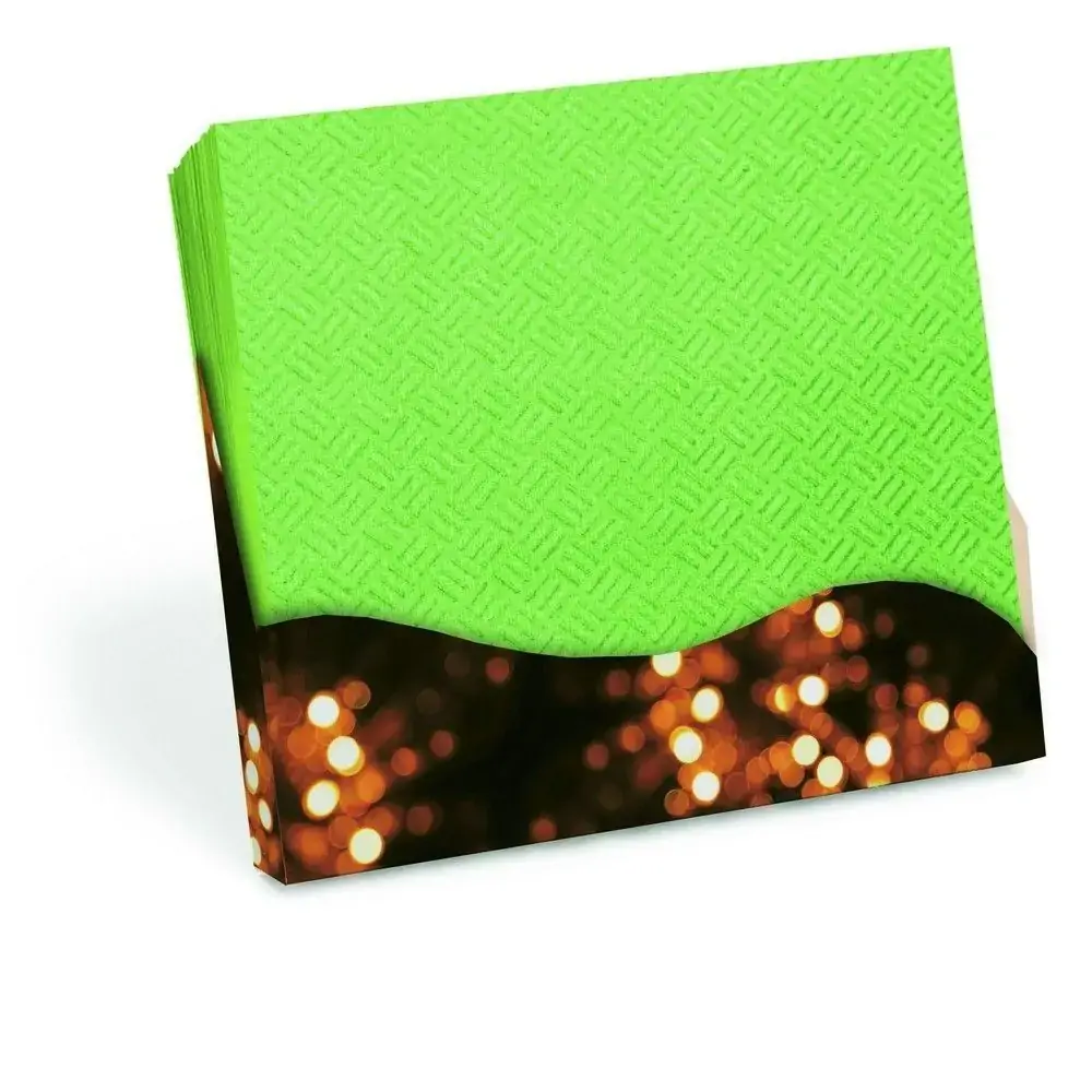 Guardanapo Cromus 25x25cm Verde Limao C/20