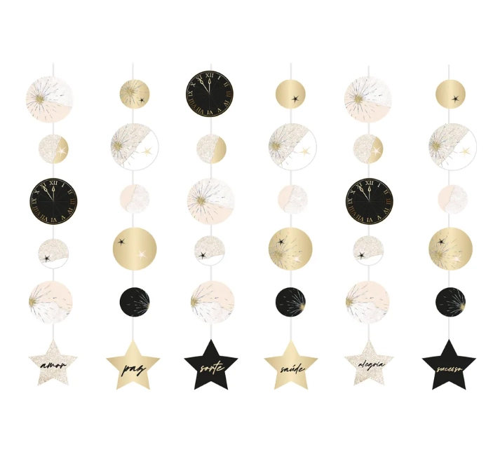 Cortina Decorativa Midnight Pt C/6 Un