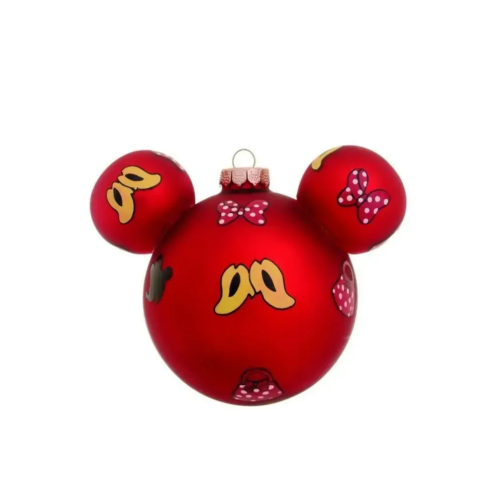 Bola Natal Cromus 10cm Disney Vm Minnie C/2