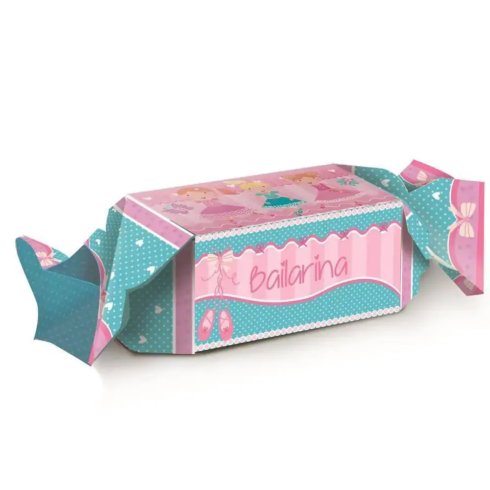 Caixa Bala Cromus 15x4x4cm Bailarina M C/12
