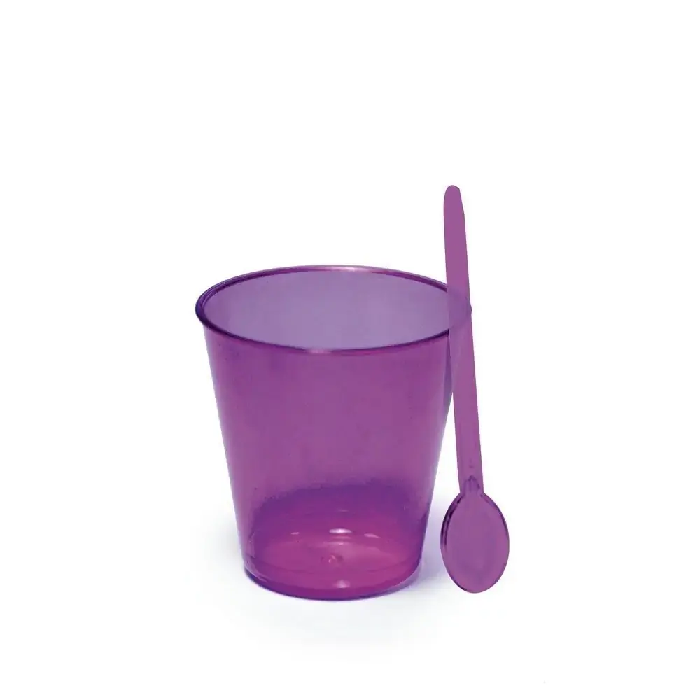 Copinho Redondo P/doces Cromus Lilas C/8