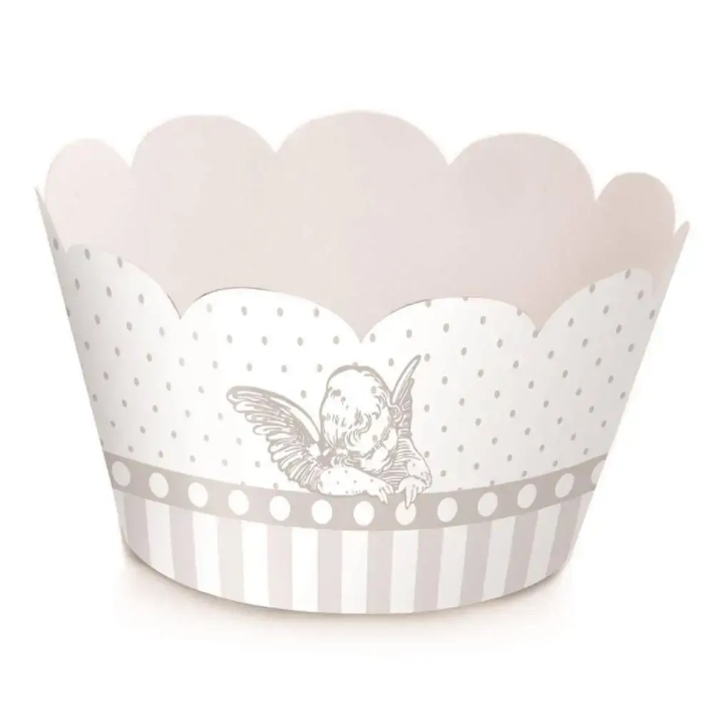 Mini Wraps P/cupcake Cromus Meu Batizado