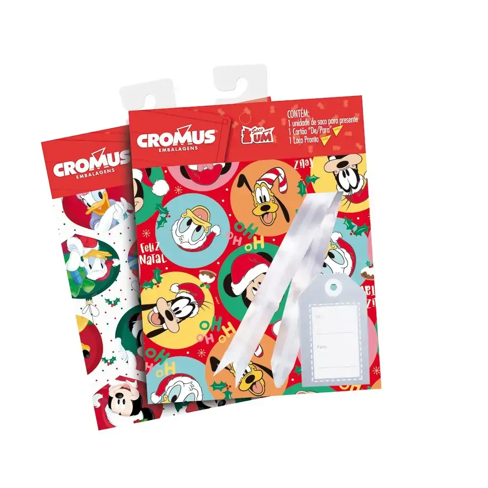 Kit P/auto Servico 30x44 Natal Disney Cromus