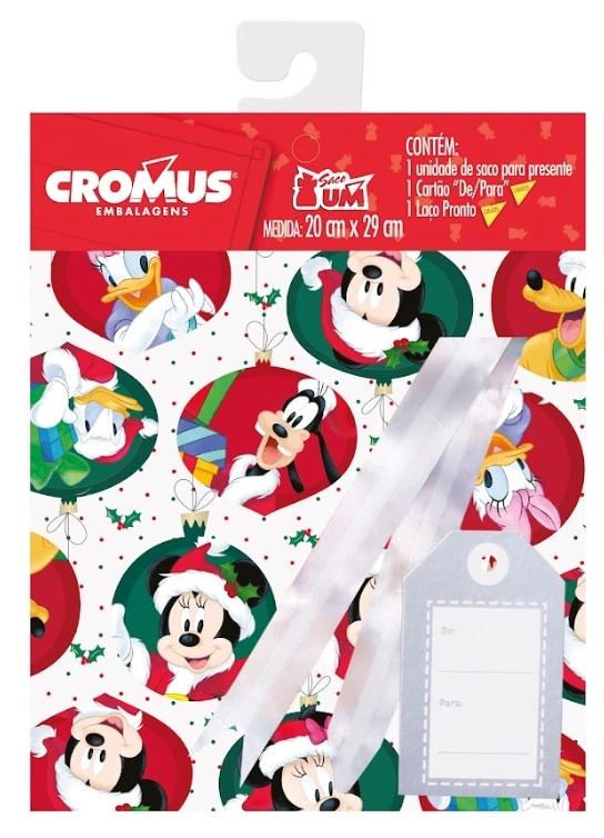 Kit P/auto Servico 50x70 Natal Disney Cromus