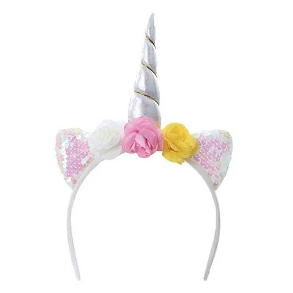 Tiara Unicornio Paete Nacarado Infantil