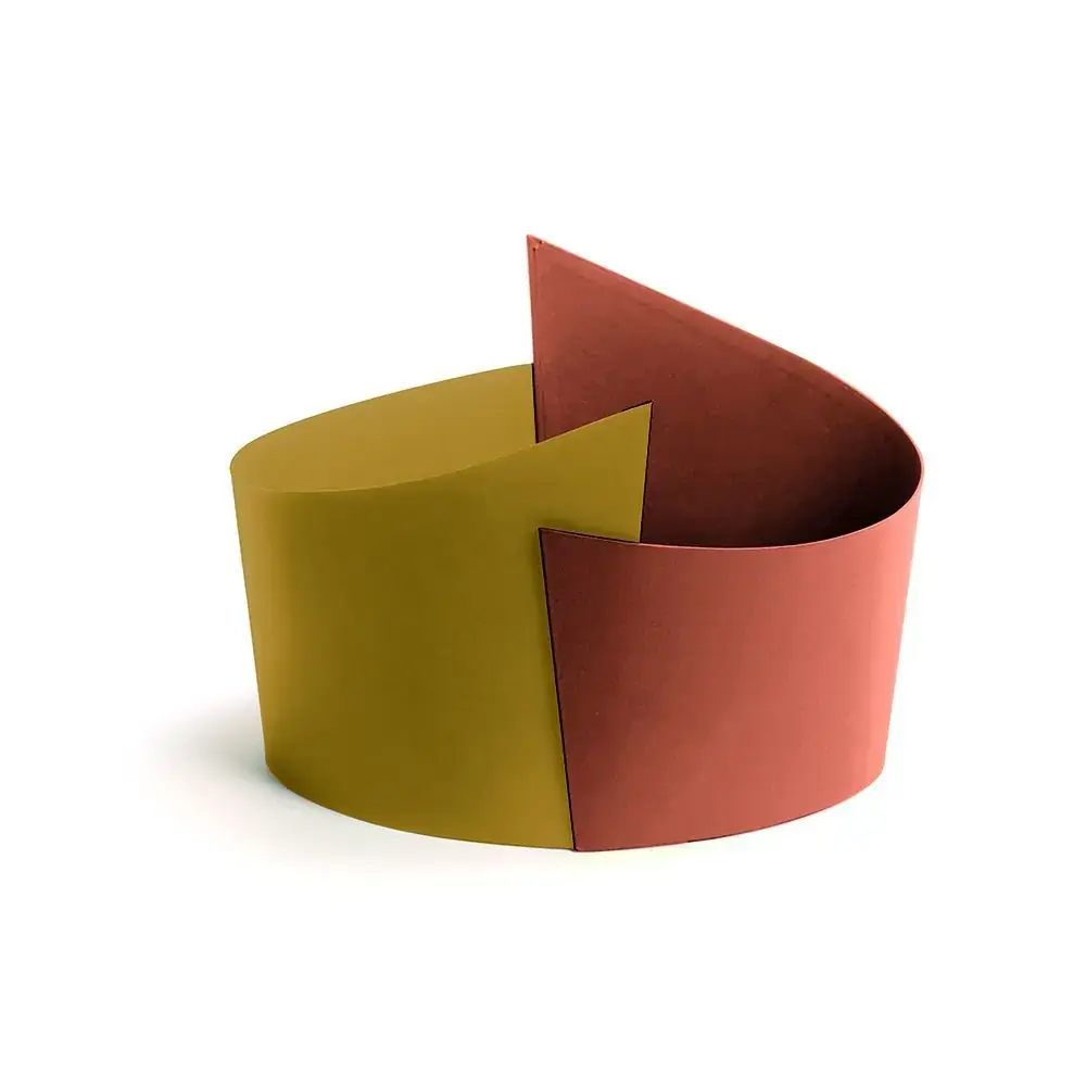Cesta Oval Ouro/bronze Un