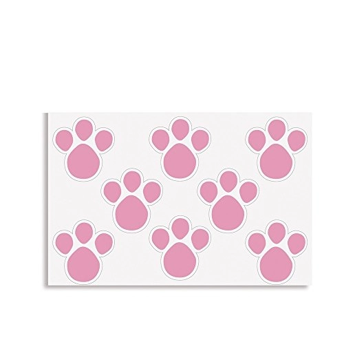 Cartela Adesiva Cromus Pegadas Rosa G C/2