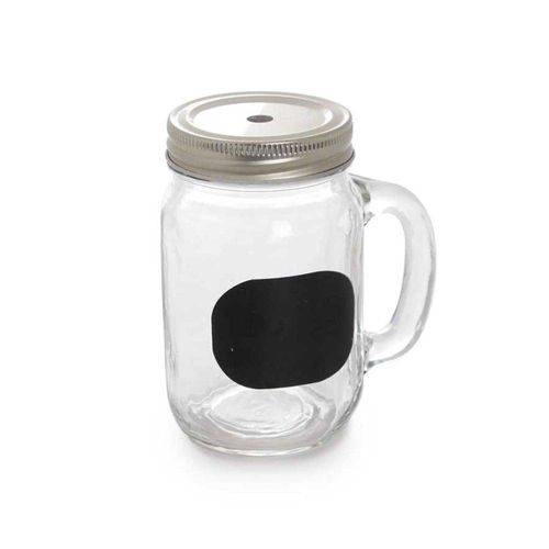 Caneca Suco Transparente Cromus